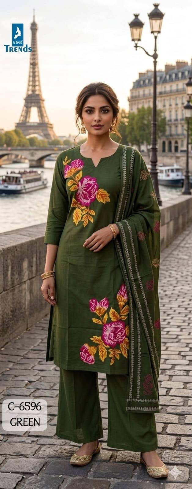 kaya By Fashid Wholesale Stylish Beautiful Colourful DHABU COTTON Dresses At Wholesale Price